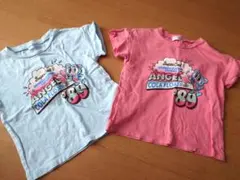 ANGEL BLUE Tシャツ 2枚セット　100のサムネイル
