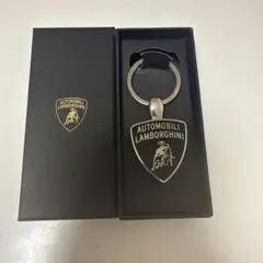 LAMBORGHINI 純正 キーホルダー ブラック✕シルバー - メルカリ