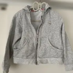 familiar 120 女の子　パーカー　グレー