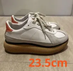 オニツカタイガー DELECITY デレシティ オレンジスニーカー 23.5