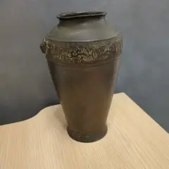 金属製花器　金属製花瓶　金属製壺