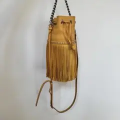 J&M Davidsonフリンジカーニバルミニショルダーバッグハンドバッグ