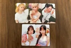 LESSERAFIM CRAZY ユニバ　特典　トレカ コンプ ルセラ　ラキドロ