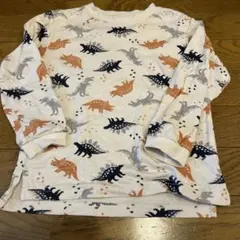 プティマイン 恐竜総柄 長袖カットソー110