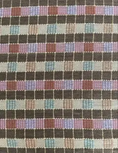 先染め チェック コットン生地