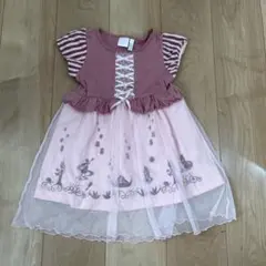 保育園　幼稚園　お着替え　可愛い　ワンピース 100cm プリンセス　半袖