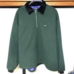 XLARGE ハーフジップ ジャケット　グレー　Lサイズ