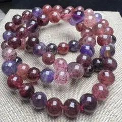 ミックススーパーセブン 8mm 1連分 ブレスレット2本セット