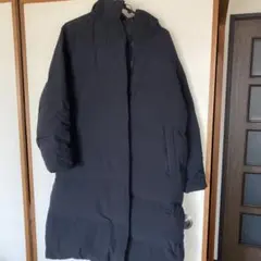 UNIQLO ブラック シームレスダウンロングコート　L