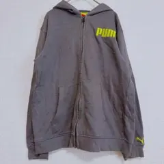 PUMA フルジップパーカーセットアップグレー 140cm - メルカリ
