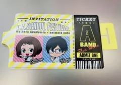 僕のヒーローアカデミア　麗日お茶子　ヒロアカ　ネームタグ　アニメイトカフェ