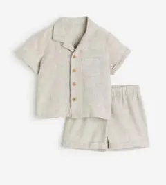 H&M ストライプセットアップ　105サイズ　1度着用のみ