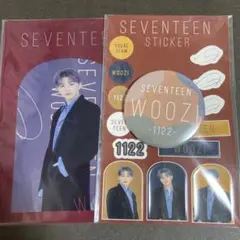 SEVENTEEN 一番くじ ウジ ポストカード 缶バッチ 缶バッジ