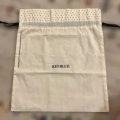 KID BLUE 巾着袋 ドット柄