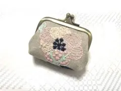 ⚮音の絵 ぼあ～んぼあ～ん 春を感じる がま口 小銭入れ