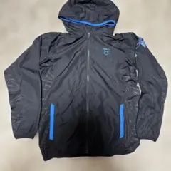 Under Armour ウィンドブレーカー ーブラック/ブルーYXL（160）