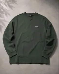 HUF クルーネック スウェット ロンt ダークグリーンのサムネイル