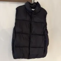 ZARA ブラック ダウンベスト M