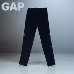 GAP 黒 スパッツ レギンス ストライプ キラキラ スパンコール 140cm