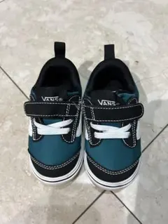 VANS ベビー スニーカー ティール/ブラック