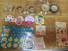 一番くじ星のカービィ★マスキングテープ4個＋おまけつき