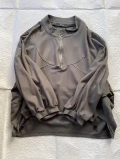美品✨melange メラーンジュ ハーフジッププルオーバー　gigot