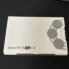 Speed Wi-Fi 5G X12 本体 モバイルルーター　ブラックのサムネイル