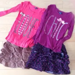 GAP♡130センチ♡２点セットまとめ売り♡フリルスカート♡ドット♡水玉♡リボン
