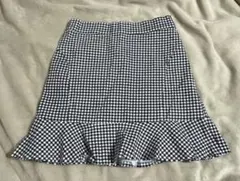 SHEIN ギンガムチェック マーメイドミニスカート Sサイズ