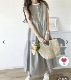 クラシカルエルフバックリボンティアードワンピースMサイズ