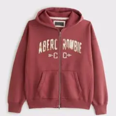 新品タグ付Abercrombie&Fitch アバクロメンズのパーカーサイズM