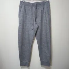 美品　ユニクロ　グレー　スウェット　ジョガーパンツ　ウエストゴム　無地　XL