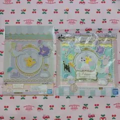 ポケモン　一番くじ　クリアファイル　ハンドタオル