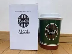 TULLY'S COFFEE 蓋付き 陶器ビーンズキャニスターのサムネイル