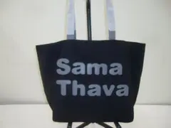 【未使用】サマンサタバサ パッチワークトート ブラック/グレー