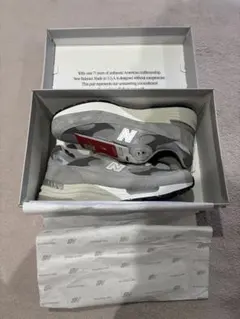 新品未使用　New Balance U992GY グレー 26.0cm