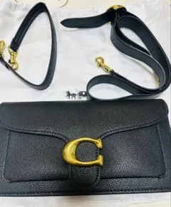 COACH ショルダーバッグ ライトブルーCH735タビー - メルカリ