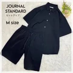 【魅せる】ジャーナルスタンダード セットアップ シャツ ハーフパンツ M 黒