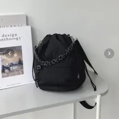 巾着 ショルダーバッグ