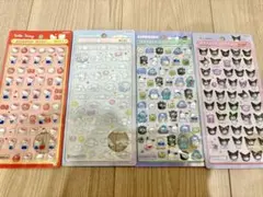 【正規品】ボンボンドロップシールミニ　サンリオ　4枚セット