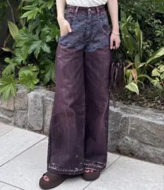 amerivintage FAKEDENIM DOUBLEWAIST PANTSのサムネイル