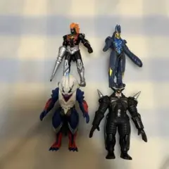 大怪獣ラッシュギャラクシーハンターズ 4体セットバレル、マグナ、ガルム　ジェント