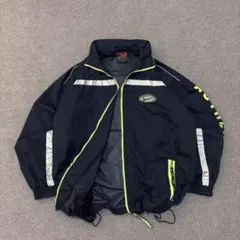 カ*リ様 90s NIKE ナイロンジャケット　ドローコード付き　黒タグ　old