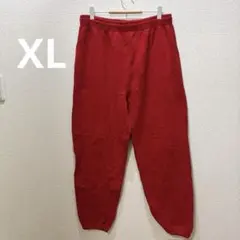 Fruit of the Loom レッド スウェットパンツ XL