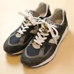 New Balanceニューバランス990v2　ネイビー サイズ27cmのサムネイル
