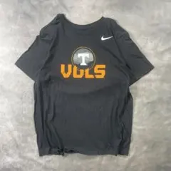 古着Nike Y2Kテネシー大学 Vols カレッジロゴTee黒Yt21