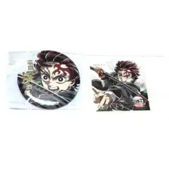 竈門炭治郎 鬼滅の刃 WEBSHOPくじ コミケ C107 箔押し缶バッジB - メルカリ