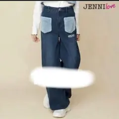 ジェニィ jenni 140 150 裏起毛 ボア デニム パンツ ボトム