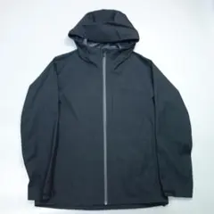 T*a様 8026 美品 ユニクロ ブロックテックパーカ 黒 メンズ M 3Dカ