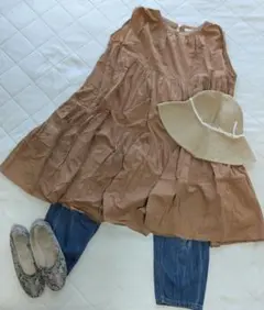 FRAY I.D フレイアイディー ボリュームワンピース ノースリーブ